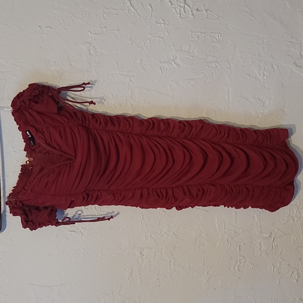 Wine dress